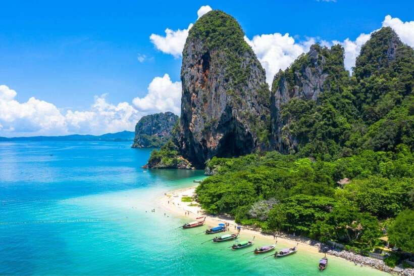 Krabi: 4 Islands Tour by Speedboat With Lunch and Snorkeling