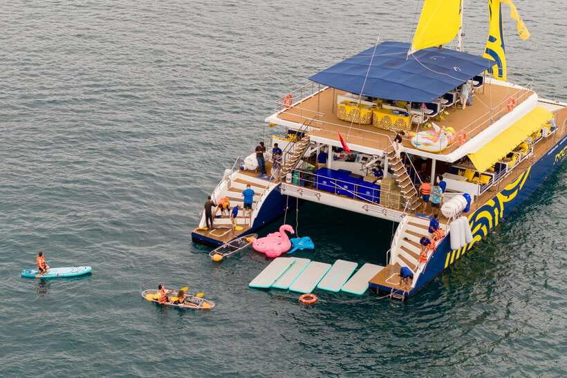 Krabi: Phi Phi Island Luxury Sunset Cruise by Meka Catamaran