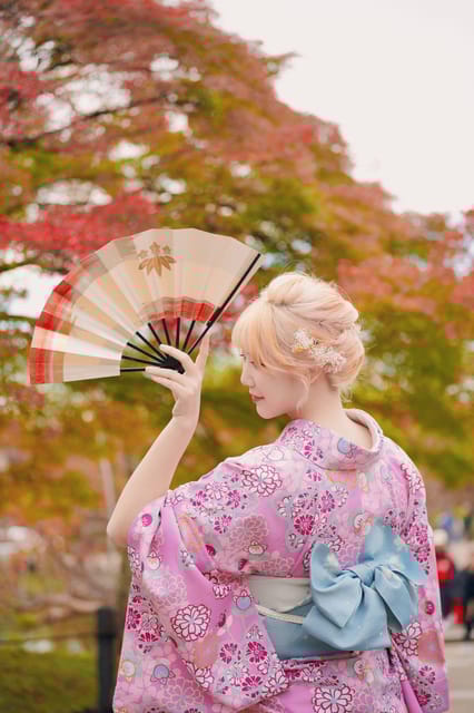 Kyoto: Kimono or Yukata Rental With Dressing Service