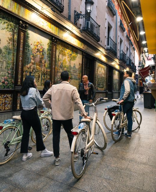 Madrid by Night: Vintage Bike Tour Highlights/Optional Tapas - Exploring the Bohemian Charm of Madrid by Night