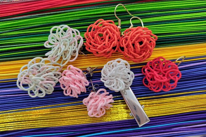 Making Cute Mizuhiki Knot Accessories in Osaka