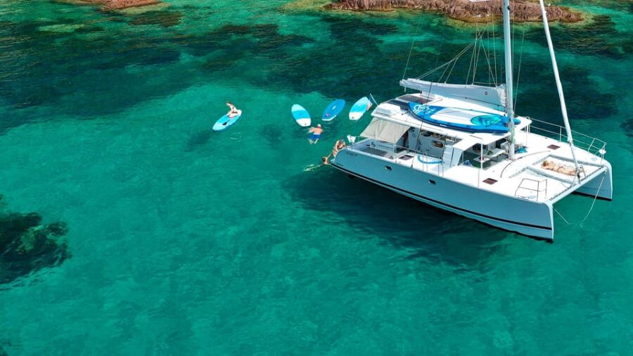 Marseille: Calanques Catamaran Tour & Standup Paddle - Stand-up Paddleboarding Adventure