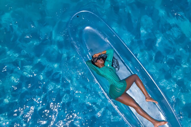 Montego Bay Clear Water Kayak Drone Photo and Video Shoot