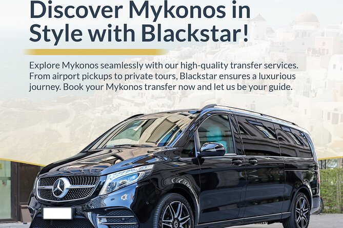 Mykonos Aiport - Port Tranfer to Your Hotel or Villa - Hassle-Free Arrival in Mykonos