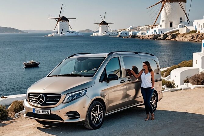 Mykonos Transfer: Airport – Port (Arrivals – Departures) to Hotel
