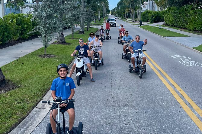 Naples Florida Electric Moped Tour – Family Fun – Easy to Ride