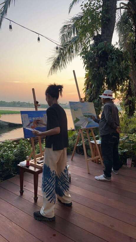 Painting by the River – Kalanan Riverside Resort