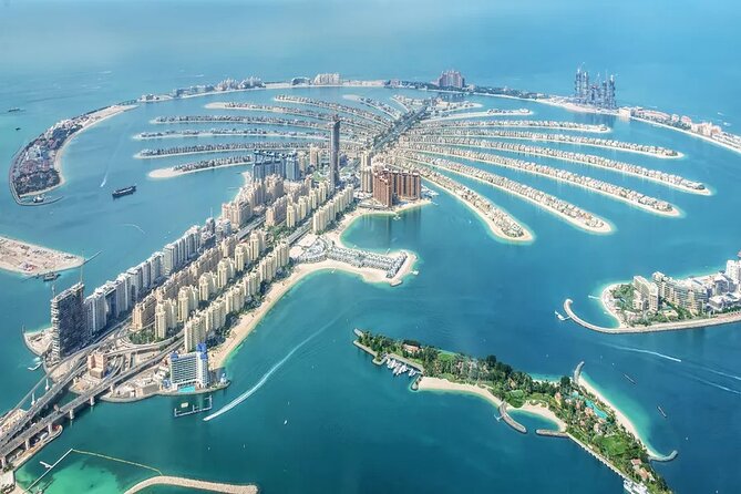 Palm Jumeirah Island Tour With Revolving 360 View From the View at the Palm !