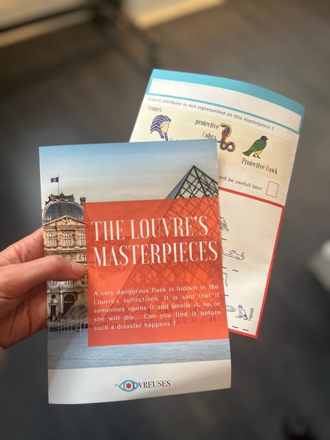 Paris Louvre : Private Treasure Hunt for Families or Groups