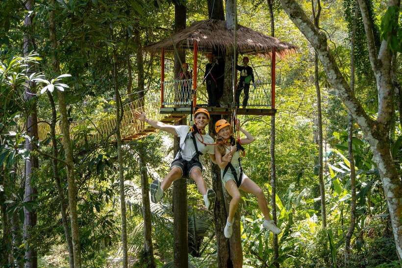 Phuket : Zipline+ATV By Erawan Patong Seaview Zipline - Location and Duration