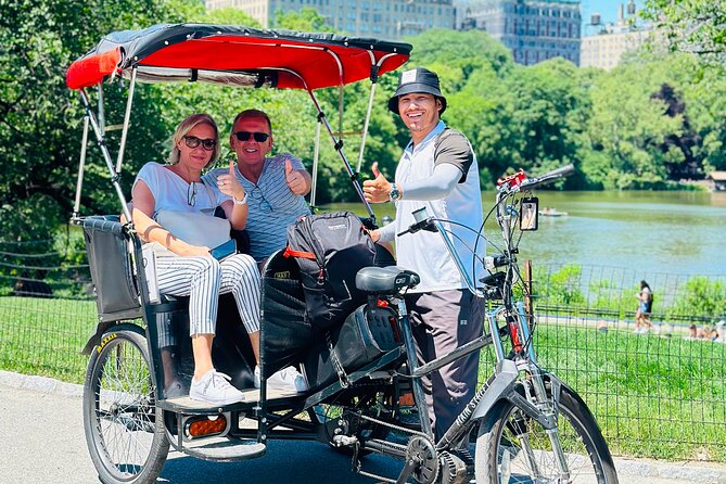 Private 2 Hour Central Park Pedicab Tour With Guide
