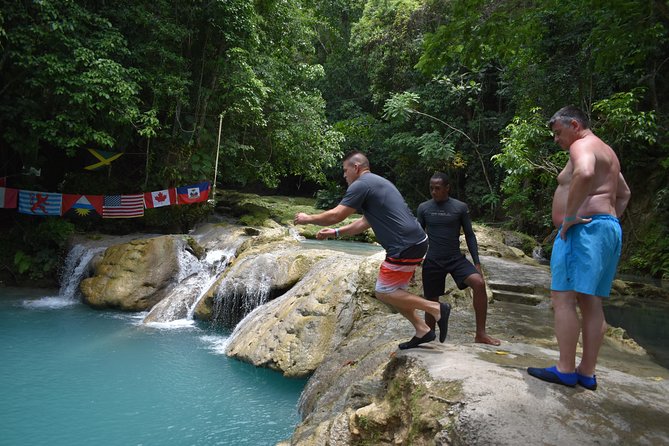 Private Blue Hole and Secret Falls Day Trip From Falmouth