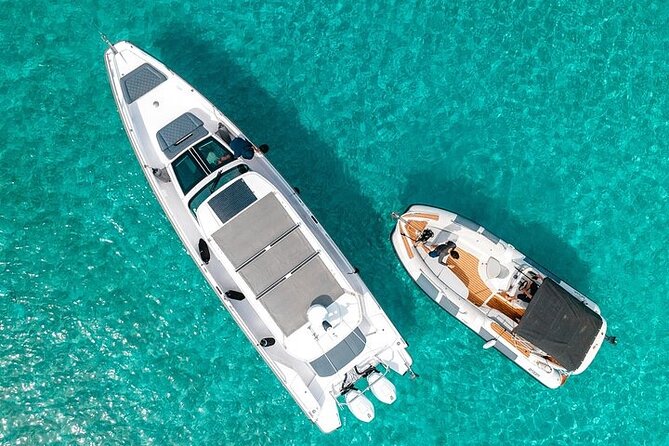 Private Luxury Boat Half Day Tour Paros Antiparos and Blue Lagoon
