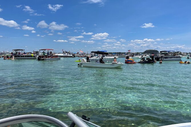 Private Pontoon in Crab Island With Captain - Overview of the Private Pontoon Rental