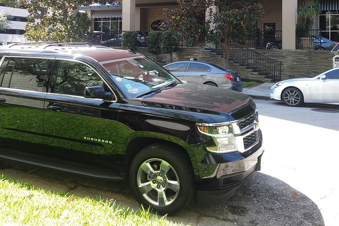 Private SUV Shuttle Galveston to Houston IAH Airport for 6 Adults