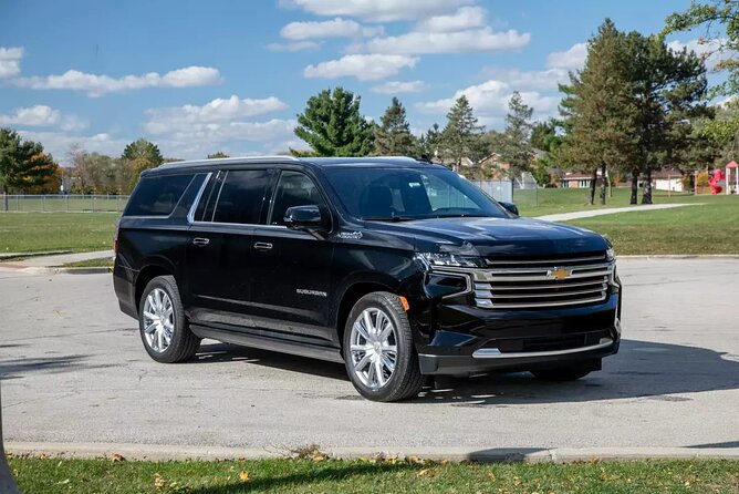 Private SUV Transfer Galveston to Hobby Airport for 6 People
