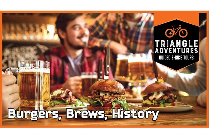 Raleigh Guided E-Bike Tour: Burgers, Brews, and History Too