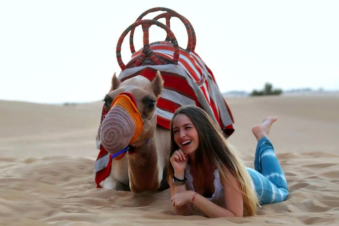 Red Dunes Quad Bike, Camel Ride+Sand Surfing, BBQ Dinner @ VIP CAMP