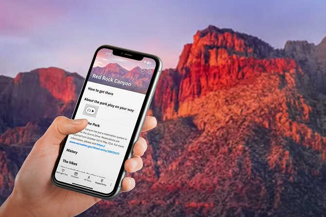 Red Rock Canyon & Calico Basin Self Guided Audio Tour - Tour Overview