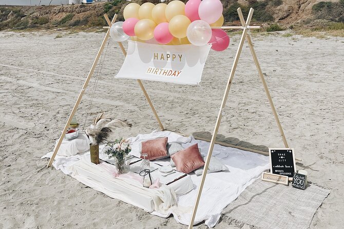 Romantic Picnic by the Beach