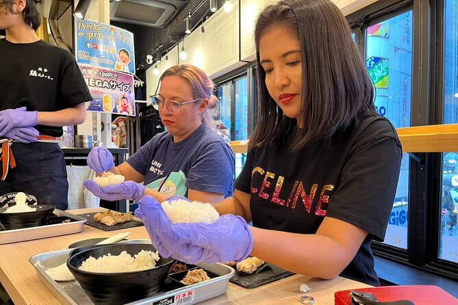 Sake Tasting and Yakitori & Onigiri Making Experience
