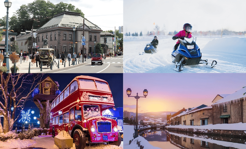 Sapporo: Bibai Snowland, Otaru & Shiroi Koibito Park Trip