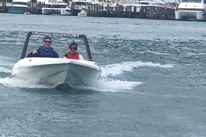 Self Drive Speedboat and Swim With the Pigs