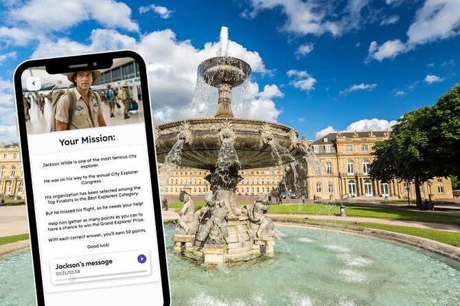 Stuttgart Exploration Game and City Tour on Your Phone