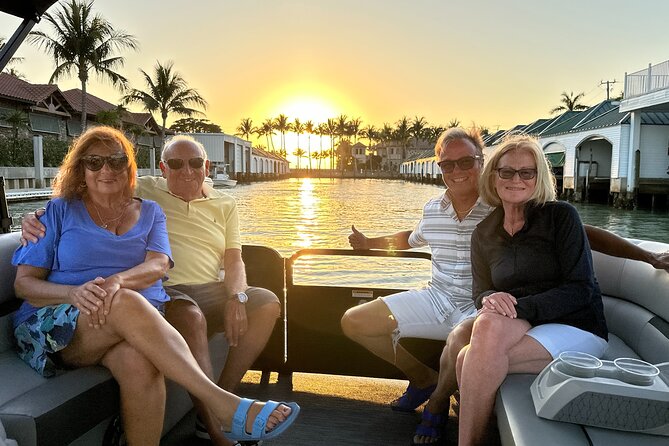 Sunset Tour in Naples Bay on a New Godfrey- All Included