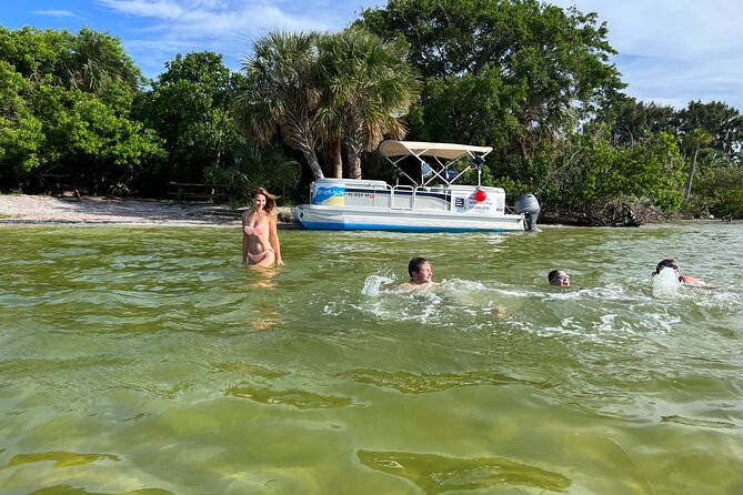 Swimming in a Dolphin and Manatee Lagoon Boat Tour