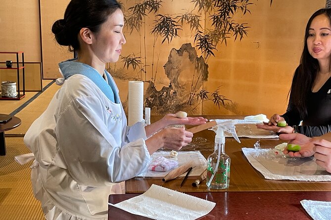 Tea Ceremony and Wagashi Cooking Experience in KIX Osaka