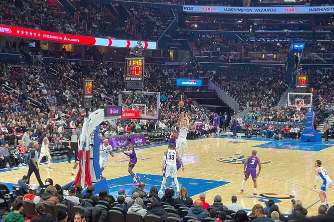 Washington Wizards Basketball Game Ticket at Capital One Arena - Game Ticket Overview