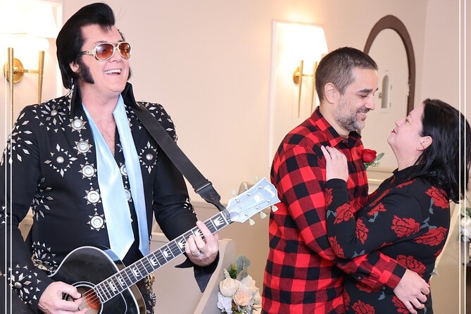 Wedding or Voting Renewal in Las Vegas With Elvis and Limusine