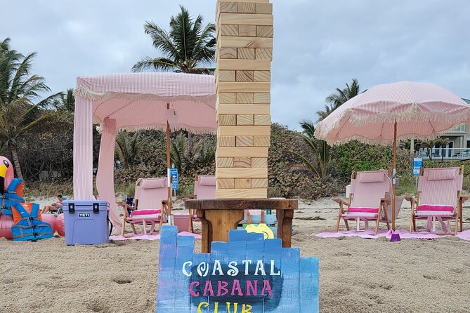 West Palm Beach Day: Cabana, Beach Chairs, Yeti, JBL, Towels +