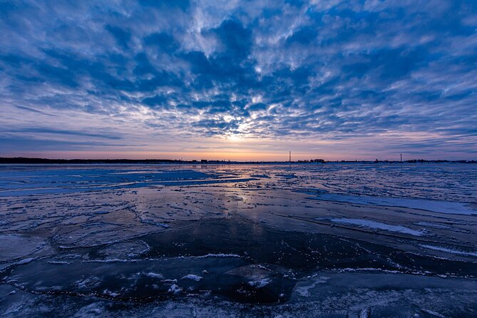 Winter Coastal Scenic Snowshoeing Experience.