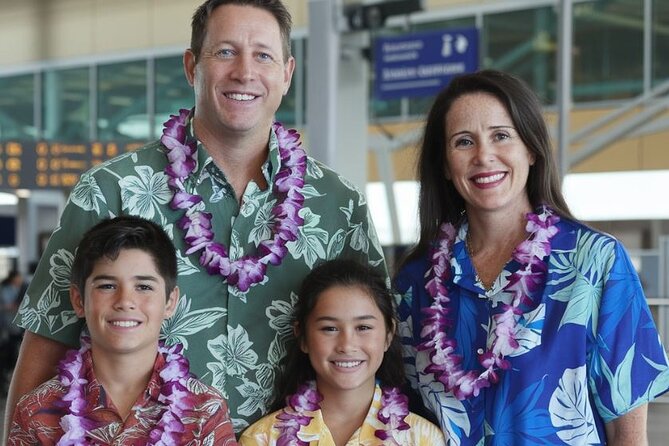 Lei Greeting Private Transfer Arrival HNL Airport to Ko Olina - Enjoying the Orchid Lei Welcome