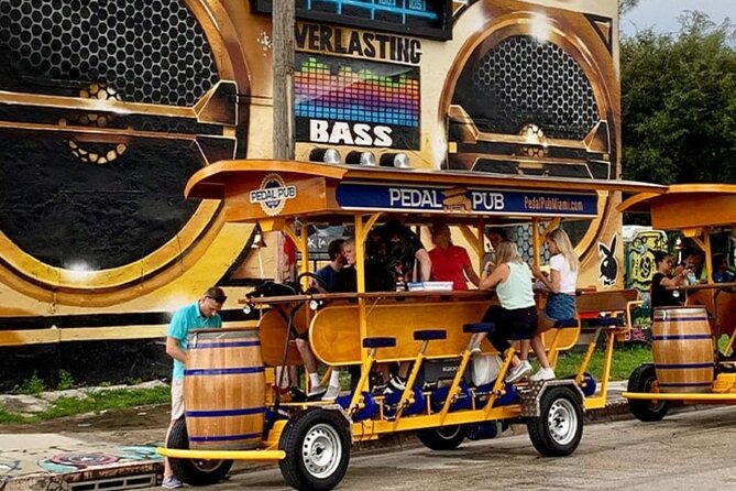 Pedal Pub Miami Wynwood Graffiti Bar Tour - Sampling the Local Craft Beverages