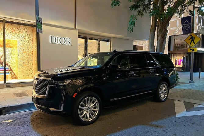Premier Limousine Miami Airport Hotel Port Transfers in Lux SUV - Meeting and Pickup Options