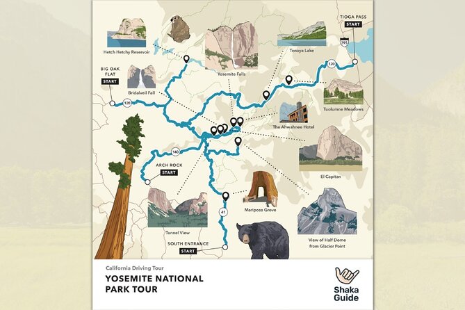 Yosemite National Park Audio Driving Tour - Accessibility and Meeting Information