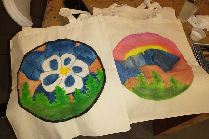 Colorado Inspired Inktense Painted Stocking or Tote Bag Class - Pricing & Booking