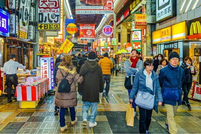【Local Spots!】Osaka Walking Tour Osaka Castle Shinsekai and Namba - Shinsekai: Discovering the Retro Charm