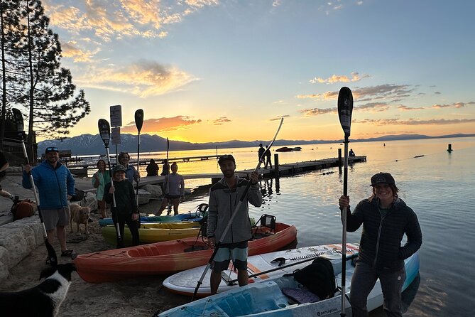 Sunset Kayak Experience Review in South Lake Tahoe - What the Sunset Kayak Package Includes