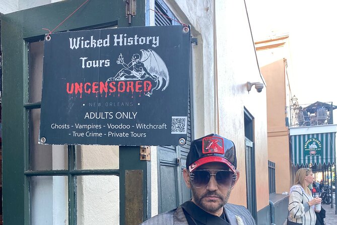 True Crime, Whores and Gore FQ Walking Tour - Meeting Point and Return Information