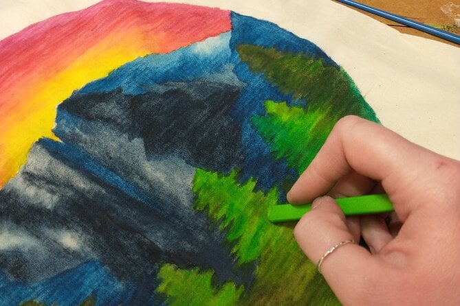 Colorado Inspired Inktense Painted Stocking or Tote Bag Class - Colorado Inspired Designs