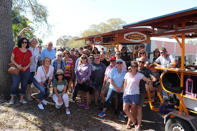 Private Bar Hopping Tour (For 8-15 People) on a Party Bike - Accessibility and Participation