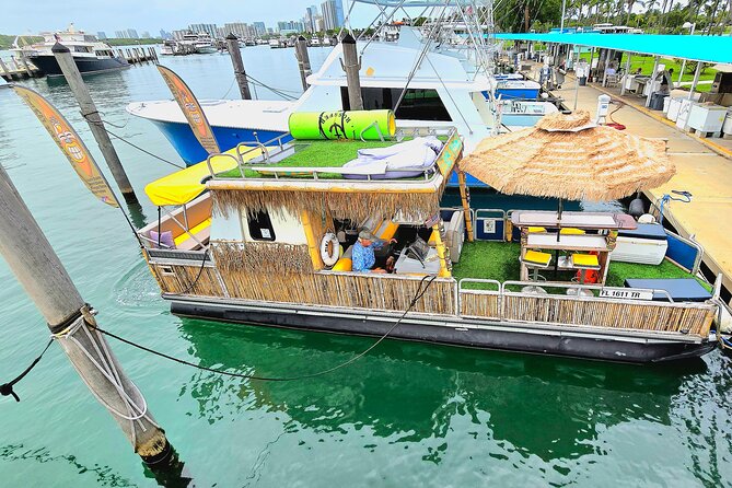Tiki Boat Adventures Review: Fun in Miami - Onboard Amenities and Services