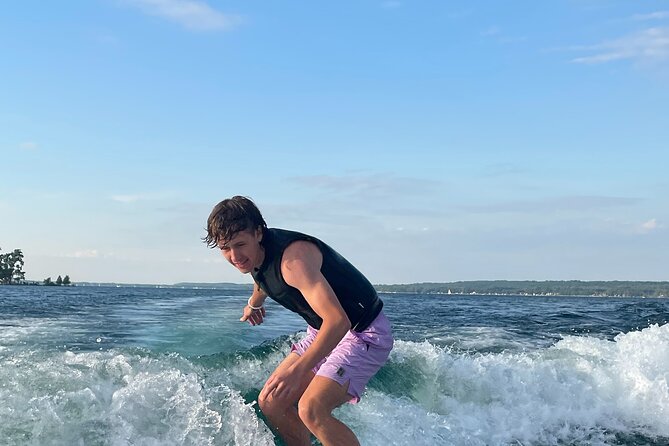 Wake Surfing on a Luxury Captained Cruise in Canandaigua - Recap