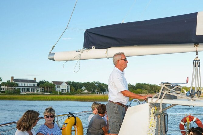 Morning Charleston Harbor Sail Lux Catamaran Shade and Seating - What to Expect During Your Sail