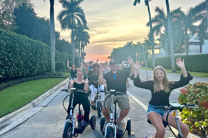 Naples Famous Sunset Tour -Electric Trike Tour at Sunset All Ages - Exploring Naples by Trike