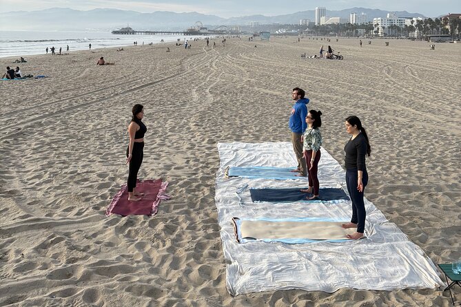Stretch and Sip: Yoga With Fresh Juice on Santa Monica Beach - Meeting Point and Parking Information